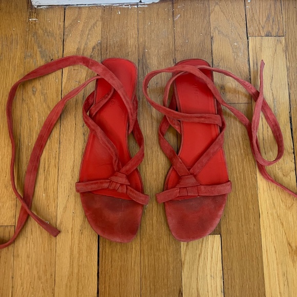 Vince Strappy Wrap Sandals - Picture 1 of 4